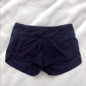lululemon athletica navy blue shorts